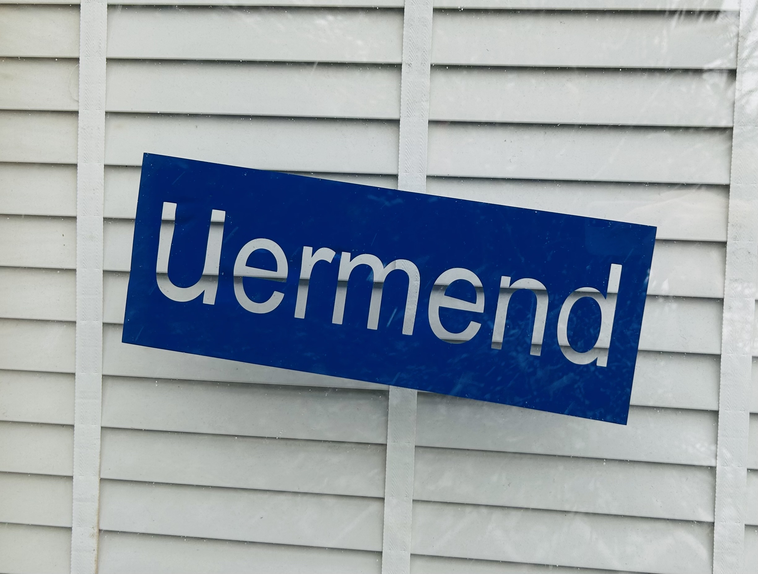 Raamsticker plaatsnaam